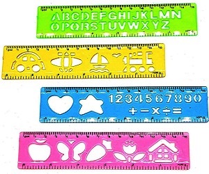 Plastic Ruler ABC