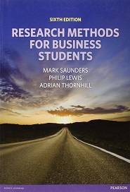 Research Methods for Business Students - 6th edition
