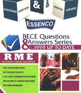RELIGIOUS & MORAL EDUCATION BECE QUES. AND ANS. SERIES(ESSENCO)